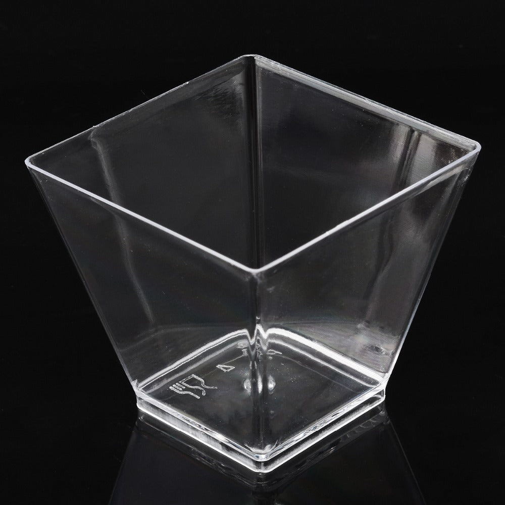 Food Grade Disposable Hard Plastic Dessert Cups