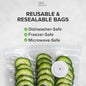 Vacuum Food Storage Bag Set with Electric Pump