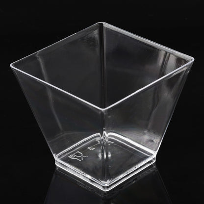Food Grade Disposable Hard Plastic Dessert Cups