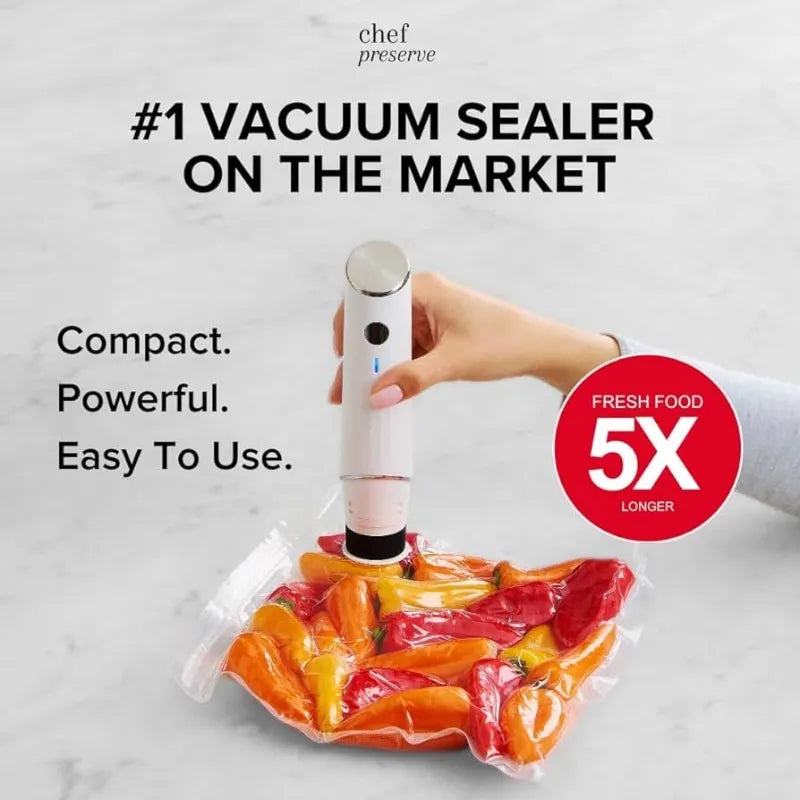 Vacuum Food Storage Bag Set with Electric Pump