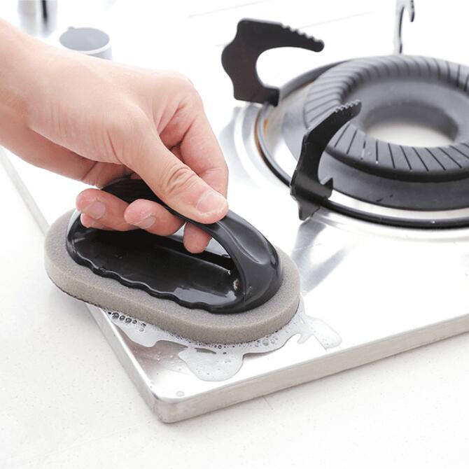 Magic Melamine Sponge Brush For Kitchen Cleaning